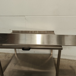 Etagère murale en inox - 160 x 20 cm